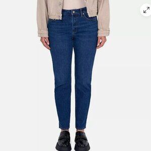 Seven7 Women's Straight Leg Jeans - Dark Blue